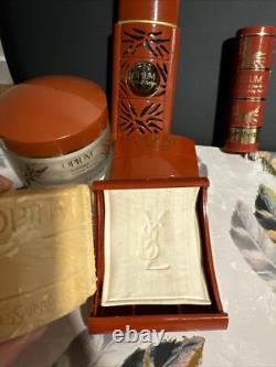 Vintage Opium Set YSL Parfume, Perfume Soap, Foaming Bath &Dusting Powder