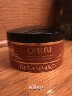 Vintage Opium by Yves Saint Laurent YSL 5.2 oz Perfume Dusting Powder NEW SEALED
