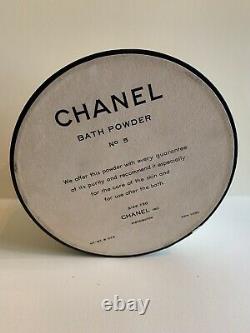 Vintage Original CHANEL NO 5 Perfumed Dusting BATH POWDER Large 8 oz
