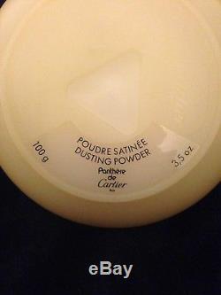 Vintage Panthere Must De Cartier Poudre Satinee Perfume Dusting Powder New