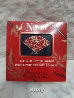 Vintage Parfums De Coeur Ninjia Perfumed Dusting Powder 3 oz/85g NWOB