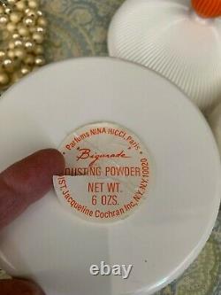 Vintage Perfume Nina Ricci Paris New York Dusting Powder BIGARADE Sealed 6 oz