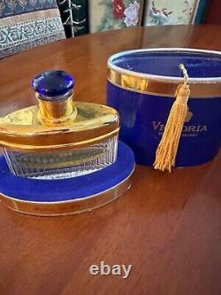 Vintage Perfume Victoria's Secret Victoria Rare Dusting powder blue box
