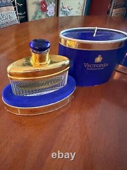 Vintage Perfume Victoria's Secret Victoria Rare Dusting powder blue box