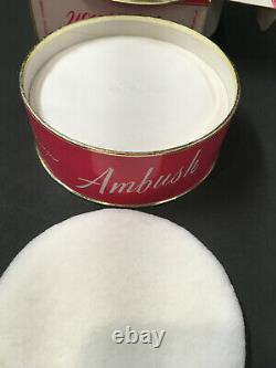 Vintage Perfume dusting powder Ambush Dana unused 4.25 oz cologne fragrance box