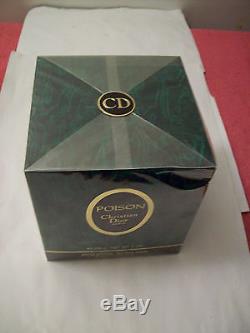 Vintage Perfumed Dusting Powder Poison Christian Dior 7 oz/200g new, sealed, women