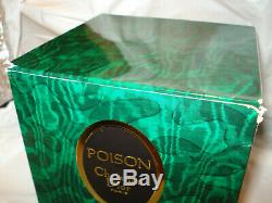 Vintage Poison Christian Dior Perfumed Dusting Powder 7 Oz Sealed in box