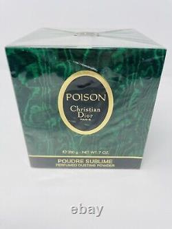 Vintage Poison Christian Dior Poudre Sublime Perfumed Dusting Powder 7oz 200g
