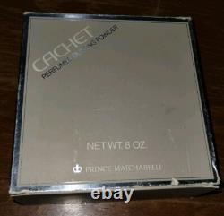 Vintage Prince Matchabelli Cachet Perfumed Dusting Powder 8 oz, NEW NEVER USED