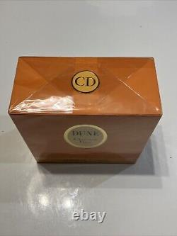 Vintage Rare Christian Dior DUNE Perfumed Dusting Powder NEW Sealed 5.3 Oz/150g