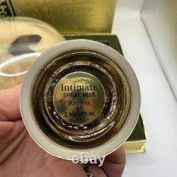 Vintage Revlon Intimate Dusting Body Powder Spray Mist Perfume Set Filigree 1960