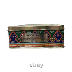 Vintage Revlon Moon Drops 2oz Cologne Spray & Dusting Powder in Tin Box RARE