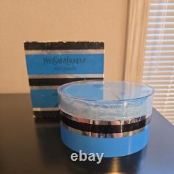 Vintage Rive Gauche Yves Saint Laurent Perfume Dusting Powder 6 oz Boxed HTF