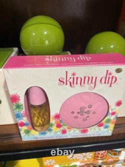Vintage SKINNY DIP Cologne Gift Set Cologne & Dusting Powder NEW Sealed
