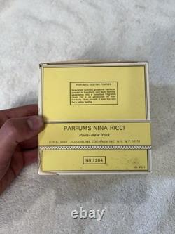 Vintage Sealed Nina Ricci L'Air du Temps Perfumed Dusting Powder 3.5 OZ 100g