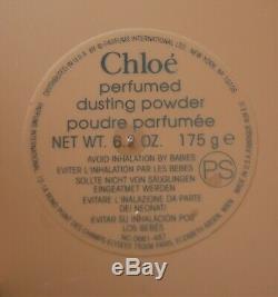 Vintage Sealed & Unused Chloe Lagerfeld Paris Perfumed Dusting Powder, 6.2 oz
