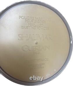 Vintage Shalimar Guerlain Paris Perfumed Dusting Powder With Powder Puff Read