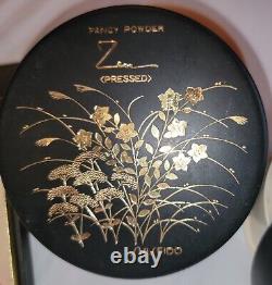 Vintage Shiseido Zen- Perfume, Solid Perfume, Fancy Powder, And Dusting Powder