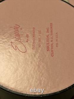 Vintage Shulton Escapade Set 3 1/2 fl. Oz Toilet Water & 7 Oz Dusting Powder New