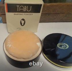 Vintage TABU by Dana Perfumes Luxurious Dusting Powder Classic Fragrance 4 oz