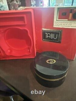 Vintage Tabu BY Dana Perfumed Dusting Powder Women 4 oz Talc New Box READ GIFT