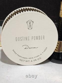 Vintage Tabu Dusting Powder + Cologne Spray Set by Dana in AWESOME ORIGINAL BOX