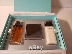 Vintage Tiffany Perfume/Dusting Powder/Body Lotion Boxed Gift Set Unused