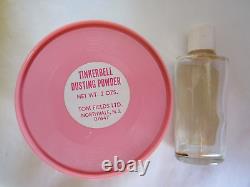 Vintage Tom Fields Tinkerbell Cologne w Atomizer, Dusting Powder 2 Sets 1970's