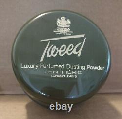 Vintage Tweed Luxury Perfumed Dusting Powder Lentheric Morny 4 oz New RARE