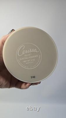 Vintage Unused Cerissa Charles Revson Perfume Velvet Dusting Body Powder 3oz