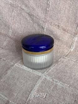 Vintage VICTORIA SECRET Perfumed Dusting Powder 2.5 Oz Glass Jar New Rare