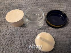Vintage VICTORIA SECRET Perfumed Dusting Powder 2.5 Oz Glass Jar New Rare Sealed