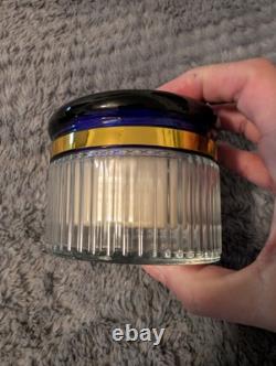 Vintage VICTORIA SECRET Perfumed Dusting Powder 2.5 Oz Glass Jar New Rare Sealed