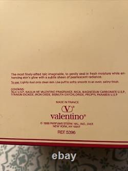 Vintage Valentino For Women Perfume Dusting Powder 6 oz New in Original Box 1986
