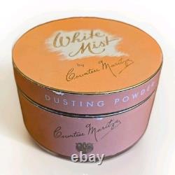 Vintage White Mist Perfumed Dusting Powder Talc Countess Maritza Cosmetics 5oz