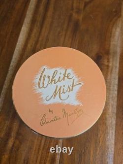 Vintage White Mist Perfumed Dusting Powder Talc Countess Maritza Cosmetics 5oz