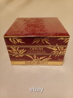 Vintage YSL OPIUM Perfumed Dusting Powder Yves Saint Laurent 2.6 oz SEALED RARE