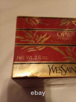 Vintage YSL OPIUM Perfumed Dusting Powder Yves Saint Laurent 2.6 oz SEALED RARE