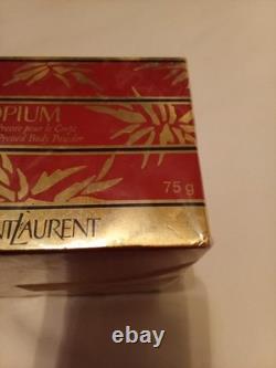 Vintage YSL OPIUM Perfumed Dusting Powder Yves Saint Laurent 2.6 oz SEALED RARE