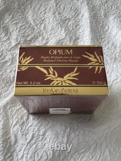 Vintage YSL OPIUM Perfumed Dusting Powder Yves Saint Laurent 5.2 oz SEALED RARE