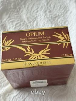 Vintage YSL OPIUM Perfumed Dusting Powder Yves Saint Laurent 5.2 oz SEALED RARE