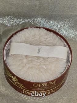 Vintage YSL OPIUM Perfumed Loose Dusting Powder Yves Saint Laurent 5.2 oz FULL