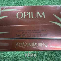 Vintage YSL OPIUM Perfumed Satin Dusting Powder 5.2oz/150g NEW FACTORY SEALED