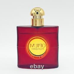 Vintage YSL Opium Gift Set 2pc 1.6oz Perfume Spray. 7oz Dusting Powder New Box