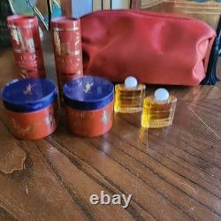 Vintage YSL Opium Perfume Set With A Variety Of Products- Dusting Powder- Opened
