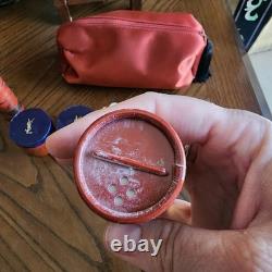 Vintage YSL Opium Perfume Set With A Variety Of Products- Dusting Powder- Opened