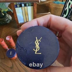 Vintage YSL Opium Perfume Set With A Variety Of Products- Dusting Powder- Opened