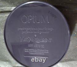 Vintage YSL Opium Perfumed Bath Powder 6oz Dusting Body and Travel Powder Set