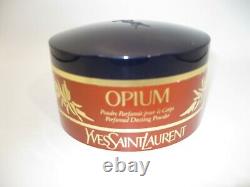 Vintage YSL Opium Perfumed Dusting Powder 5.2 Ounces 150 grams Yves St. Laurent