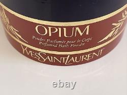 Vintage YSL Opium Perfumed Dusting Powder 5.2 Ounces 150 grams Yves St. Laurent